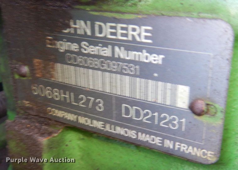 image for item DM1390 John Deere 6715  MFWD tractor