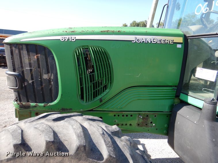 image for item DM1391 John Deere 6715  MFWD tractor