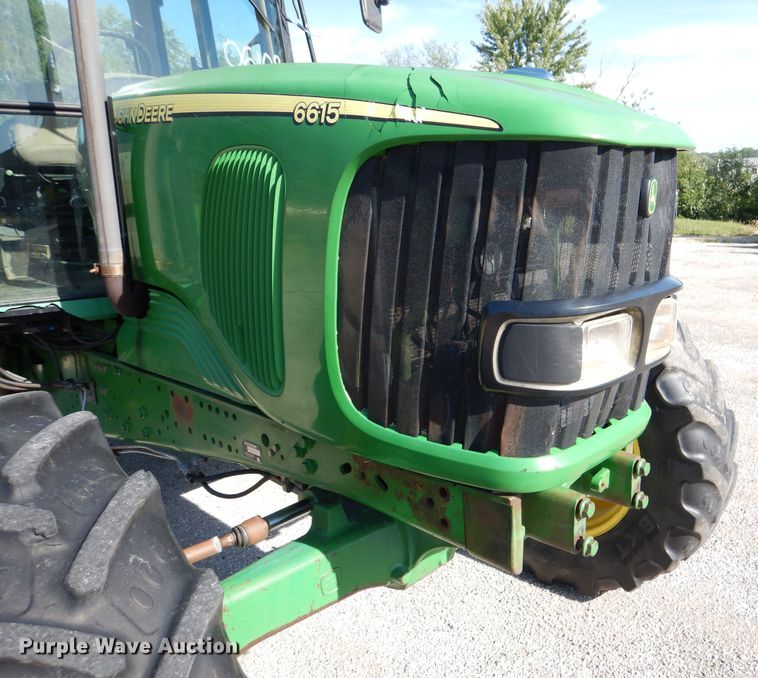 image for item DM1392 John Deere 6615  MFWD tractor