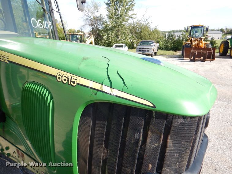 image for item DM1392 John Deere 6615  MFWD tractor