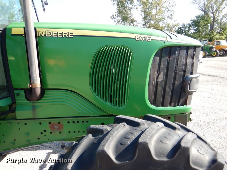 image for item DM1392 John Deere 6615  MFWD tractor