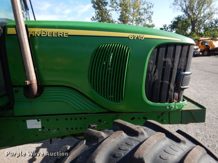 image for item DM1393 John Deere 6715  MFWD tractor