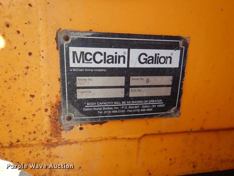 image for item DM1396 2002 International 4900  Crew Cab dump truck