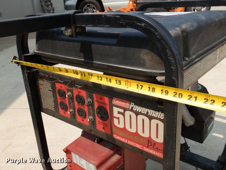 image for item DM5040 Coleman Powermate 5000  generator