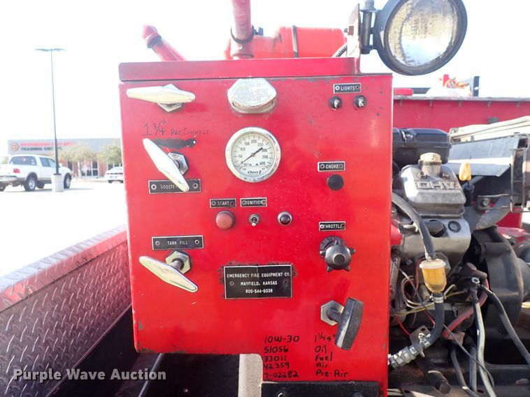 image for item DN1928 1997 Chevrolet 3500  brush fire truck