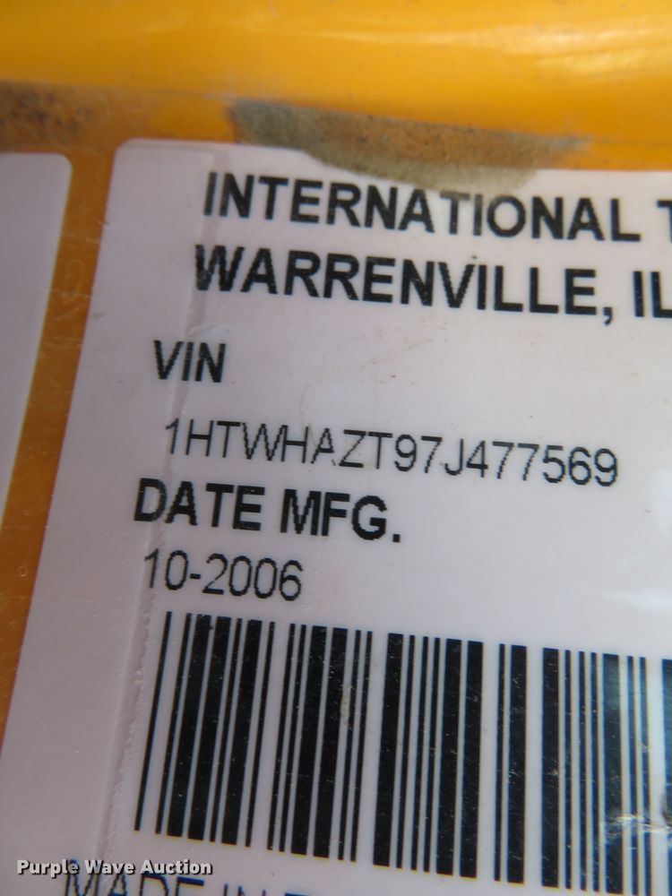 image for item DN5838 2007 International 7400  dump truck