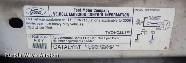 image for item ID9076 2006 Ford E350 Super Duty XL  van