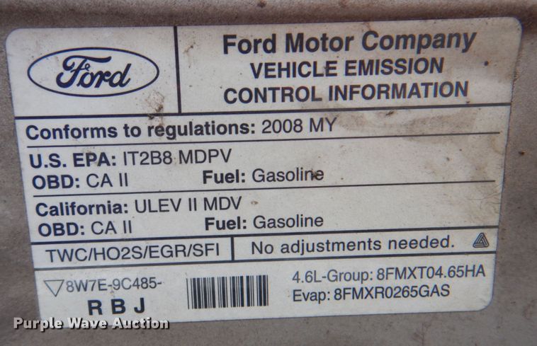 image for item ID9082 2008 Ford E150  van