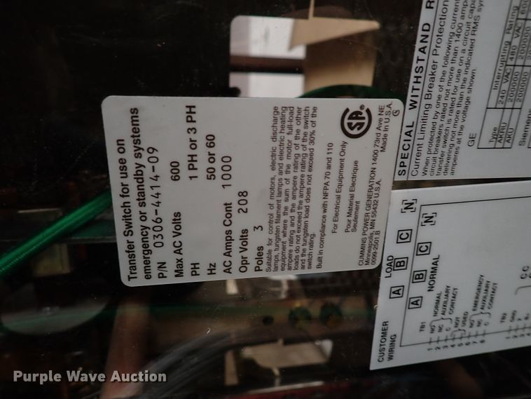 image for item IN9586 Onan 275DFBF  generator