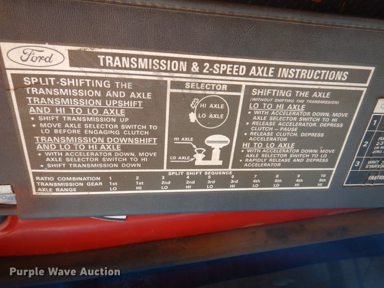 image for item IN9877 1984 Ford LN8000  dump truck