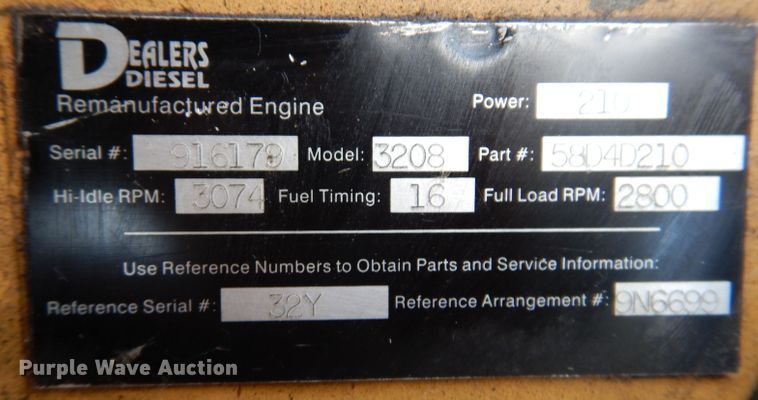 image for item IN9877 1984 Ford LN8000  dump truck