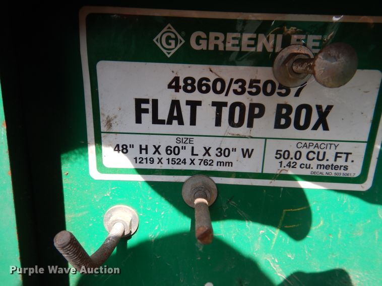 image for item IN9880 Greenlee  toolbox