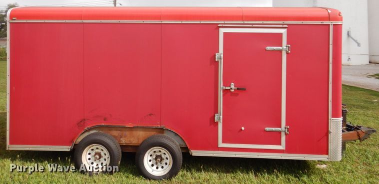 image for item IN9886 2004 H & H  enclosed cargo trailer