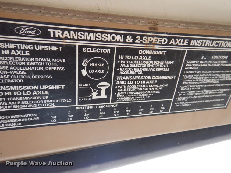 image for item IN9888 1985 Ford F700  dump flatbed truck