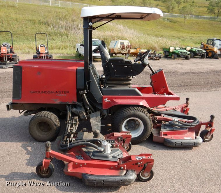 image for item IN9916 2013 Toro Groundsmaster 4000D  ZTR lawn mower