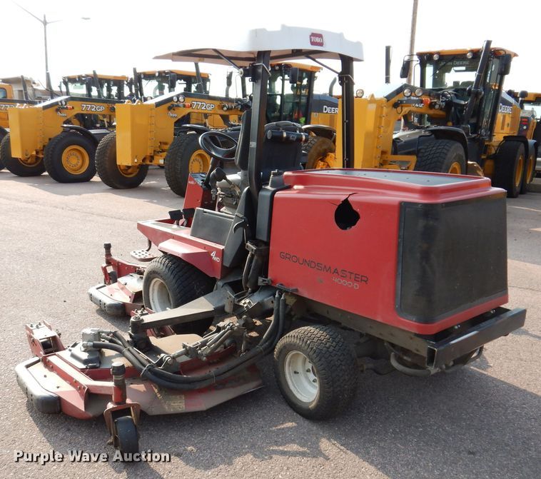 image for item IN9916 2013 Toro Groundsmaster 4000D  ZTR lawn mower