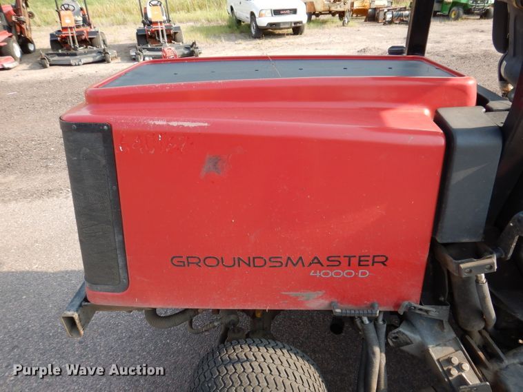 image for item IN9916 2013 Toro Groundsmaster 4000D  ZTR lawn mower