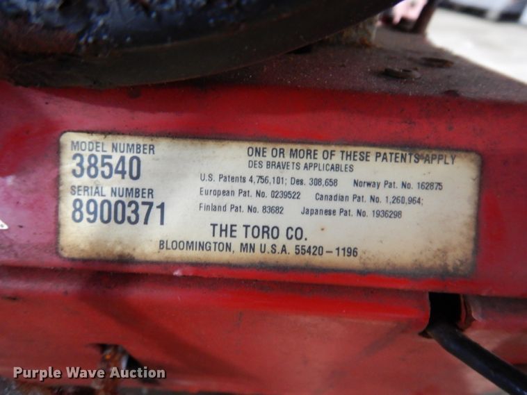 image for item IN9934 Toro 824  snow blower