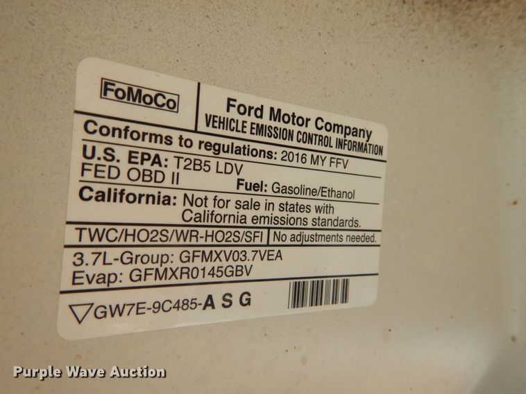 image for item JI9578 2016 Ford Taurus Police Interceptor