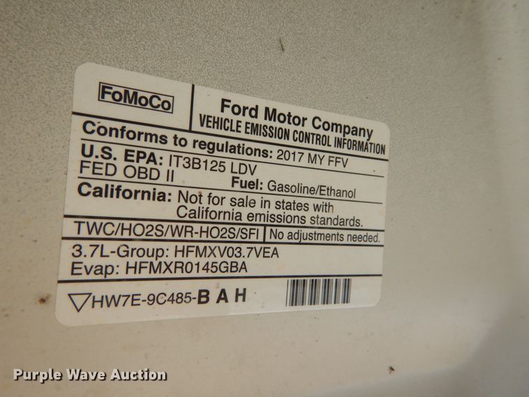 image for item JI9580 2017 Ford Taurus Police Interceptor