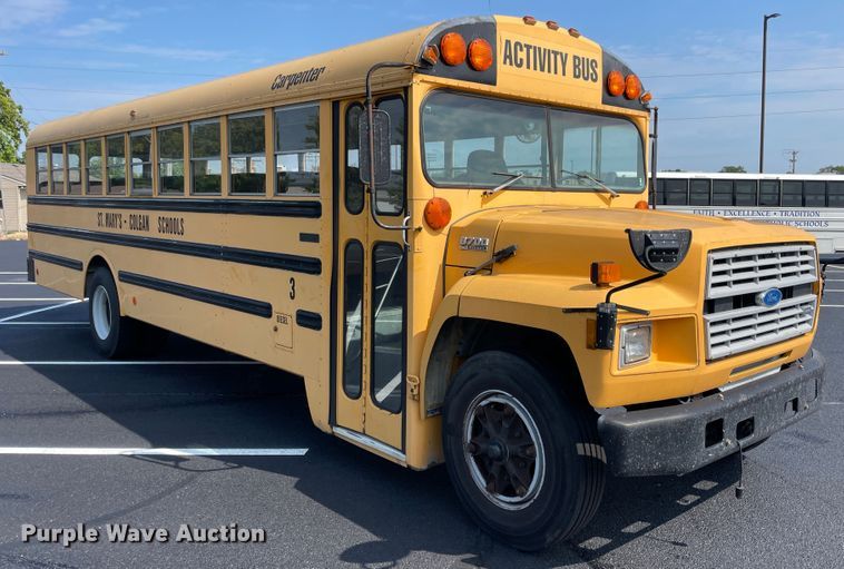 image for item JQ9750 1993 Ford B700  school bus