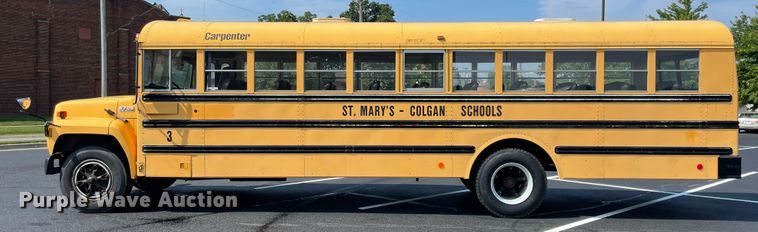 image for item JQ9750 1993 Ford B700  school bus