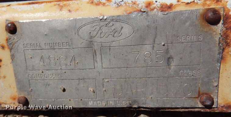 image for item JZ9871 Ford 785  blade