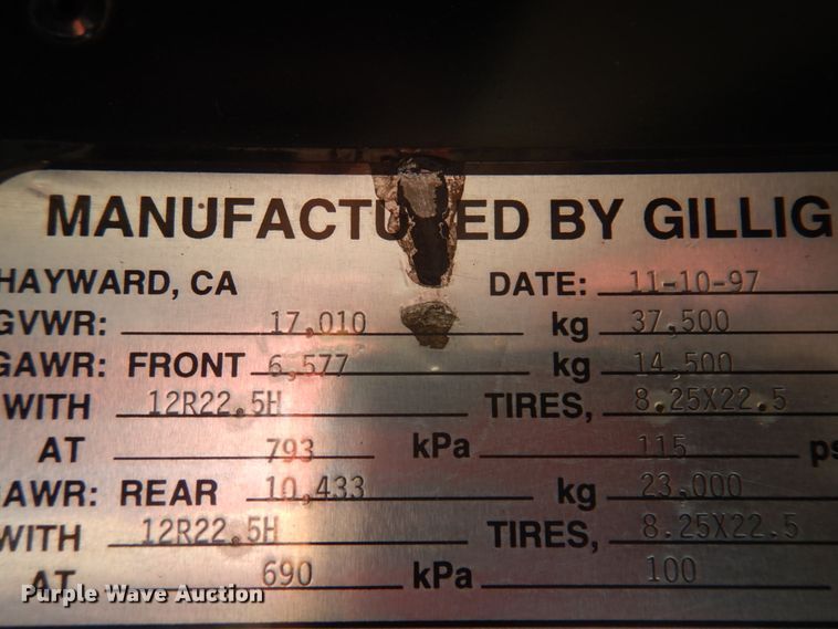 image for item JZ9905 1997 Gillig C21A096N4  transit bus