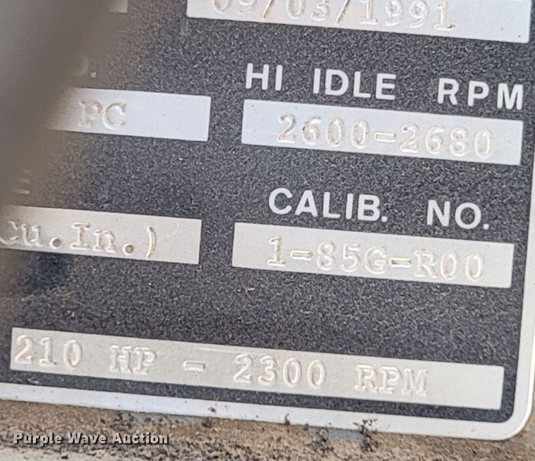 image for item KD9447 1993 Ford F800  digger derrick truck