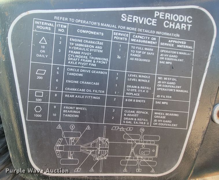 image for item KD9481 1982 John Deere 570A  motor grader