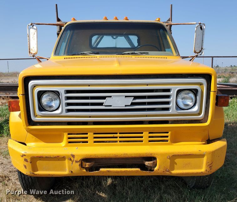 image for item KK9374 1976 Chevrolet C50  winch truck
