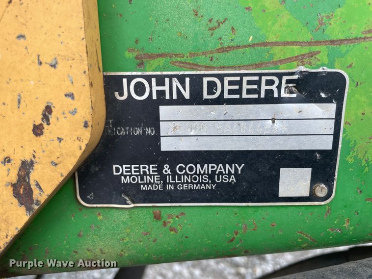 image for item KK9441 John Deere 6615  tractor