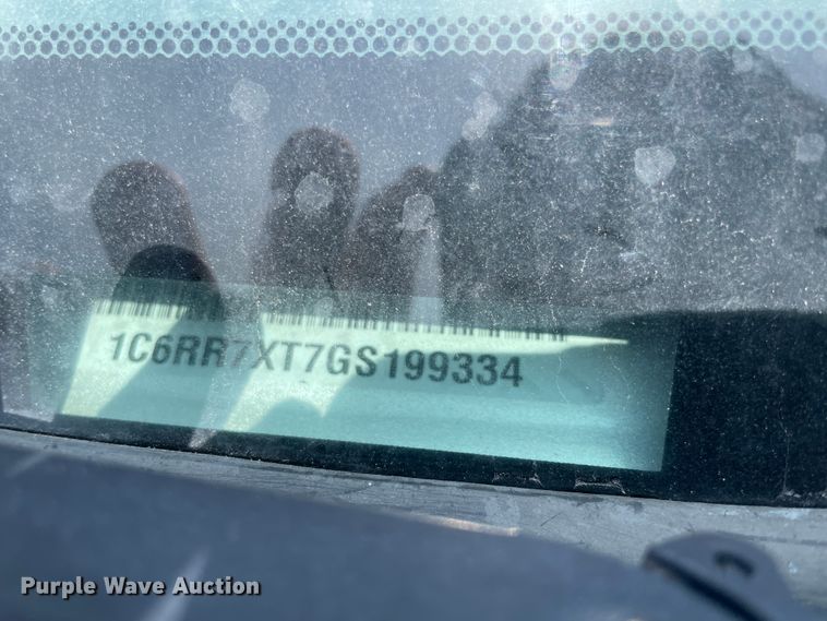 image for item KK9653 2016 Dodge Ram 1500  Crew Cab pickup truck