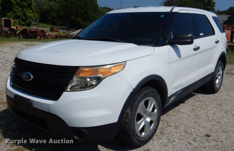 image for item KW9785 2015 Ford Explorer Police Interceptor  SUV