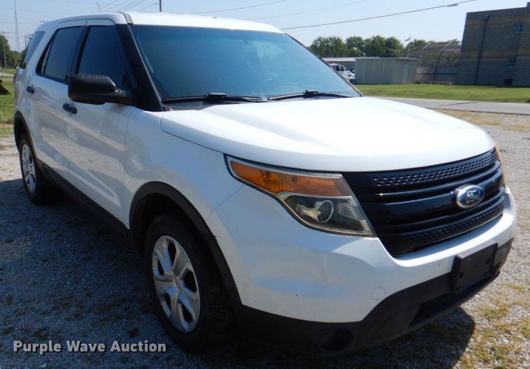 image for item KW9785 2015 Ford Explorer Police Interceptor  SUV