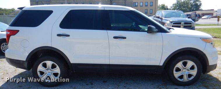 image for item KW9785 2015 Ford Explorer Police Interceptor  SUV