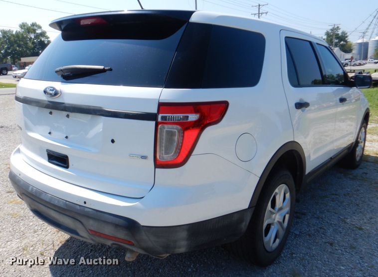 image for item KW9785 2015 Ford Explorer Police Interceptor  SUV