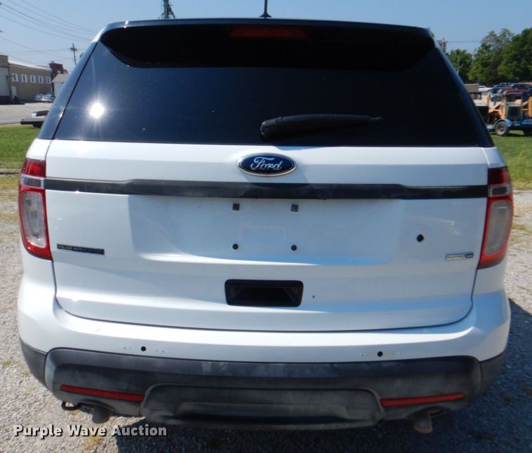 image for item KW9785 2015 Ford Explorer Police Interceptor  SUV