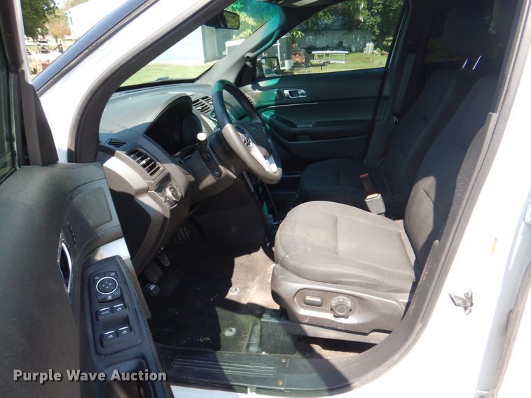 image for item KW9785 2015 Ford Explorer Police Interceptor  SUV