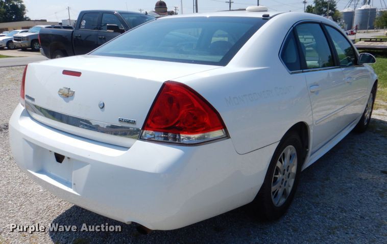 image for item KW9786 2010 Chevrolet Impala Police Cruiser