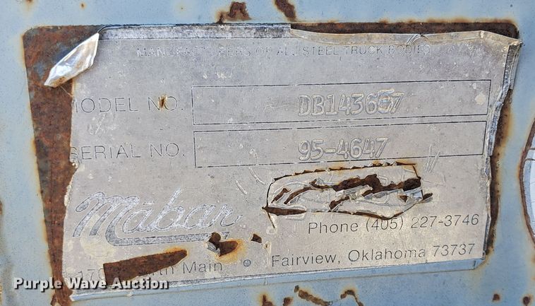 image for item KY9158 1995 Chevrolet Kodiak C6500  dump truck