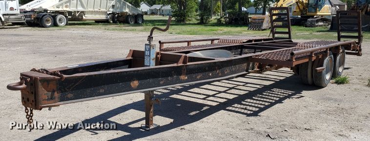 image for item KY9162 1977 Jantz  equipment trailer