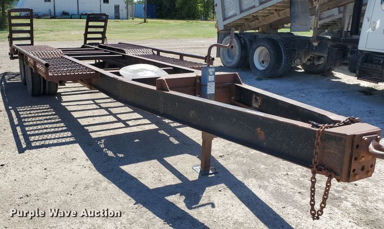 image for item KY9162 1977 Jantz  equipment trailer