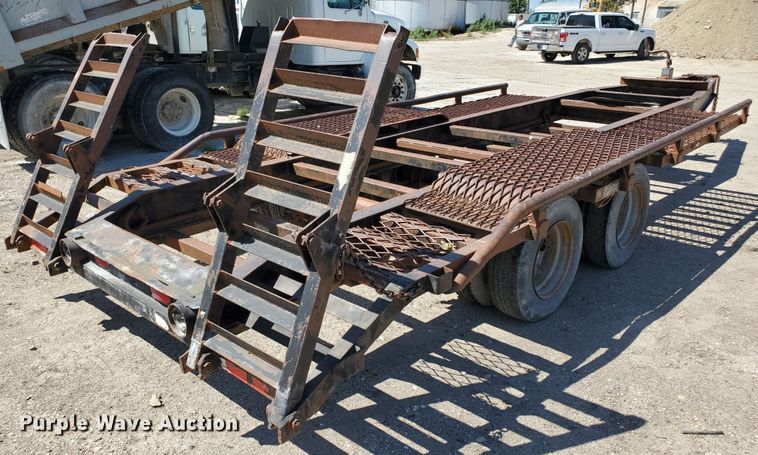 image for item KY9162 1977 Jantz  equipment trailer