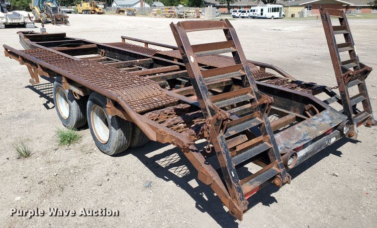 image for item KY9162 1977 Jantz  equipment trailer