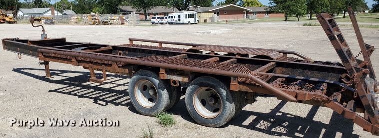image for item KY9162 1977 Jantz  equipment trailer