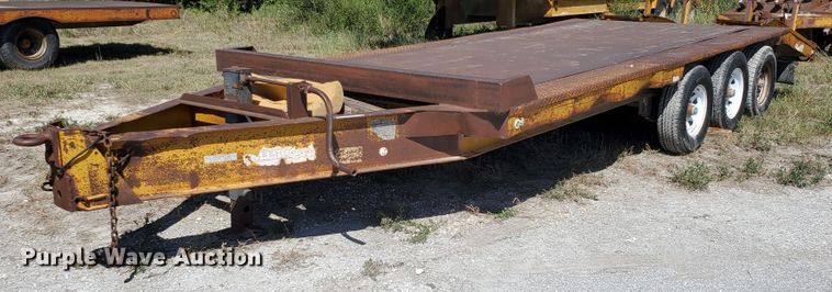 image for item KY9168 1980 Hillsboro  equipment trailer