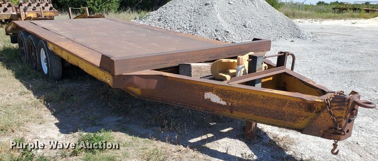 image for item KY9168 1980 Hillsboro  equipment trailer