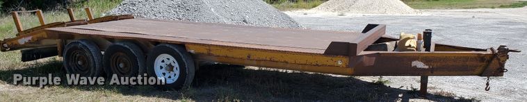 image for item KY9168 1980 Hillsboro  equipment trailer