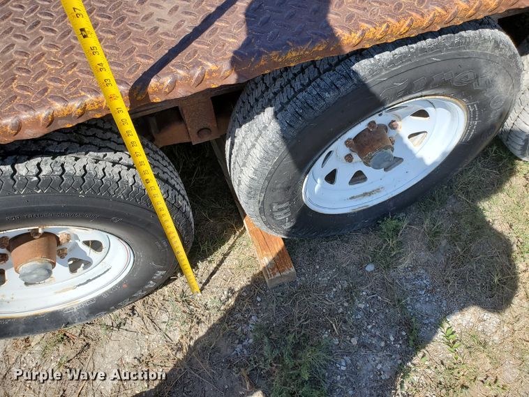 image for item KY9168 1980 Hillsboro  equipment trailer